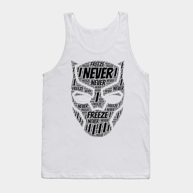 I never Freeze Superhero Panther shirt Tank Top by kmpfanworks